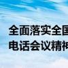 全面落实全国促进生猪生产保障市场供应电视电话会议精神