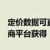 定价数据可直接从TPI或通过第三方数据提供商平台获得