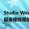 Studio Weave在伦敦格林威治建造了一座看起来像排屋的观景塔